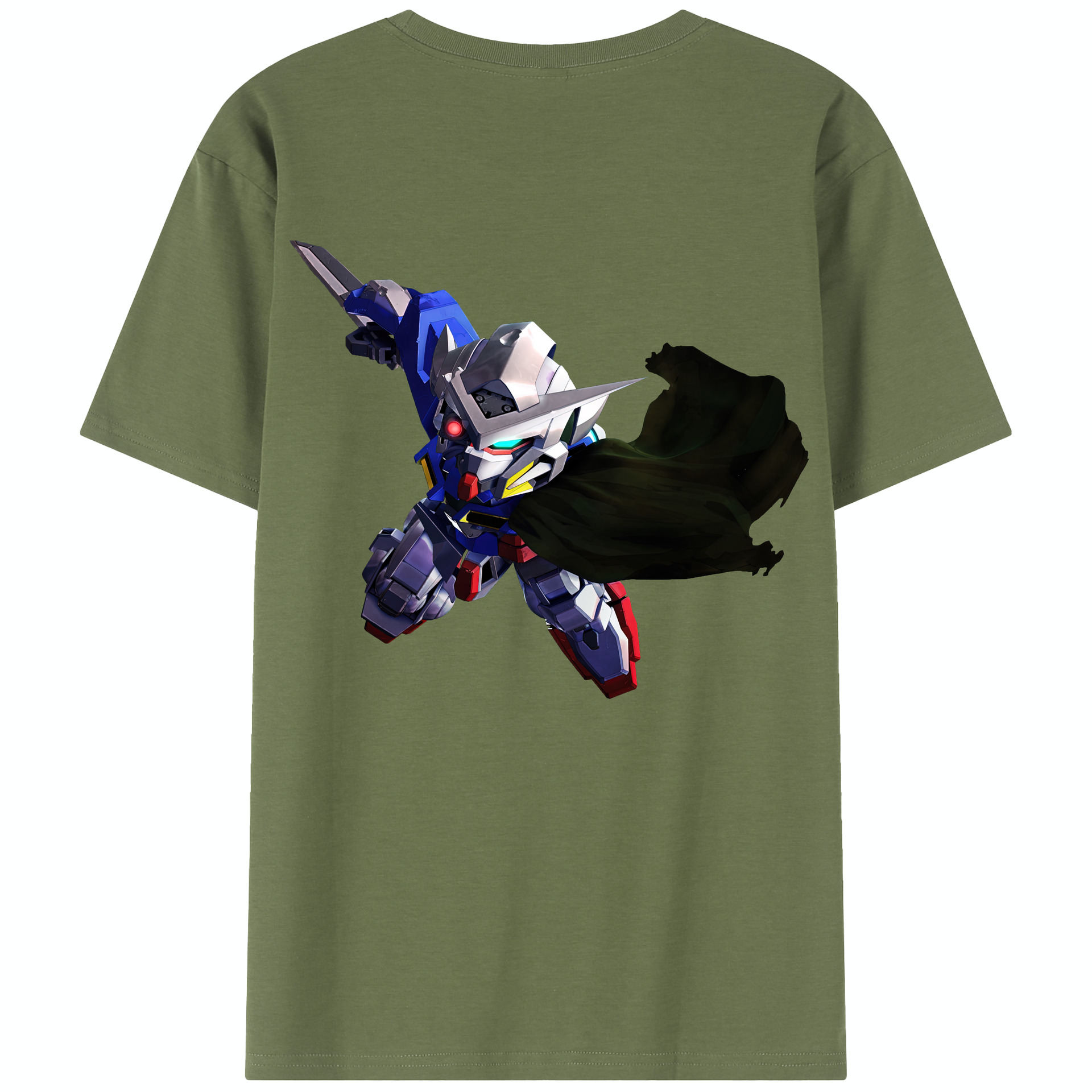 （画像用） 機動戦士ガンダム Mobile Suit Gundam 綿100％半袖Tシャツ（背面プリント）